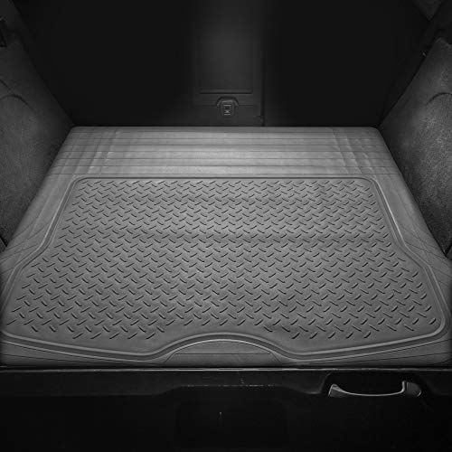 Image of FH Group ClimaProof Universal Cargo Mat - All-Weather, Trimmable Trunk Mat (54.5 inch W x 44 inch D) - Fits Most Cars, SUVs & Trucks - Gray
