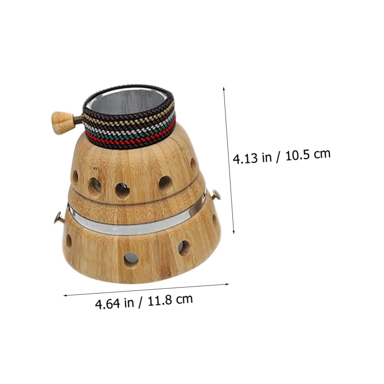 Veemoon Burner Holder Burner Box Portable Tank Heat Tank for Christmas Birthday