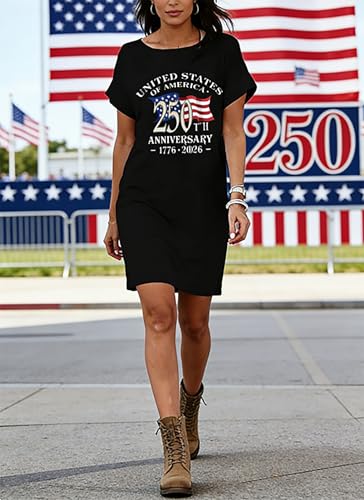 Image of Vintage Rock Country Music Dress for Women Rock Concert Band Graphic Tshirt Casual Letter Print Short Dress