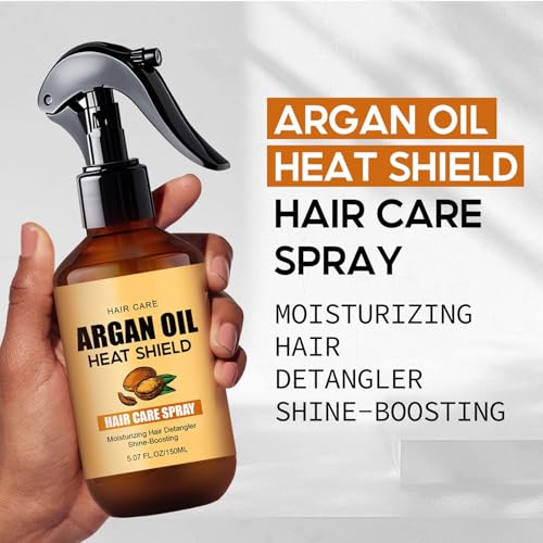 Spray protector térmico con aceite de argán para cabello miniatura 5