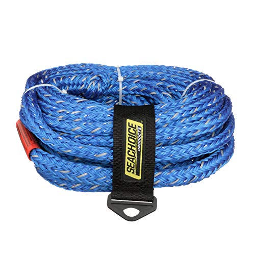 Seachoice Tube Tow Reflective Rope, 60 Ft. Long, Tows Up to 6 Riders