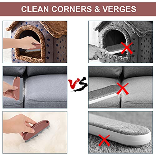 Tierhaarentfernerbürste, Hundehaarentferner für Teppich, Kleidung, Möbel, Sofa, Autos, Katzenhaarentfernerkamm, Gummibürste für Tierhaare, Hundehaarentfernungsprodukte