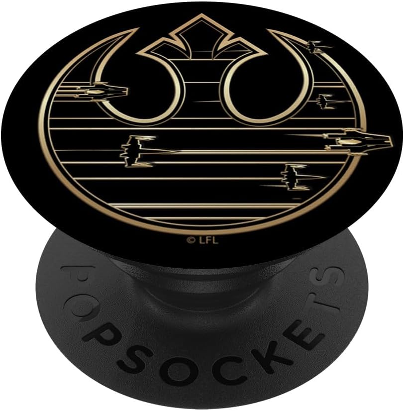 Star Wars The Last Jedi Gold Rebel Logo PopSockets MagSafe PopGrip for iPhone