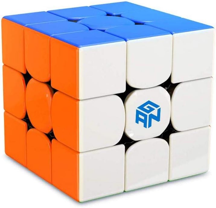 GANCUBE 356 RS 3x3 Stickerless Speed Cube – Smooth Speedcubing Cube with GES v3, IPG v5 Core, Honeycomb Design, Pre-Installed Yellow GES, Non-Magnetic