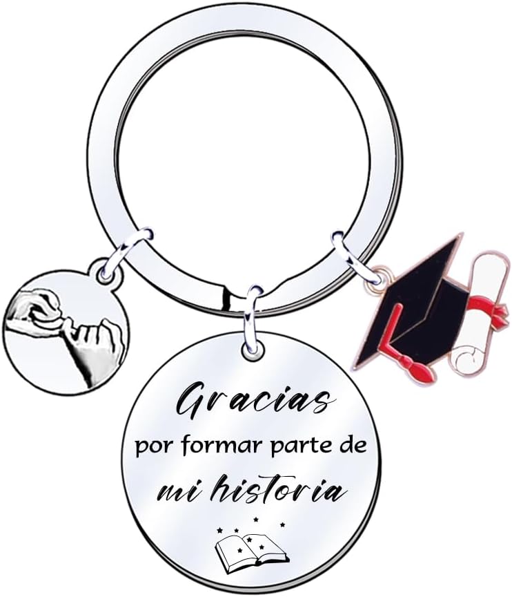 Regalo Profe Personalizado Regalos Para Profesores Llavero Grabado Para Maestros - Regalo De Agradecimiento, Graduación O Cumpleaños En Plata Llavero Del Maestro Personalizado Llavero Profesor