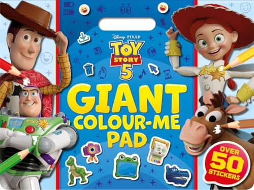 Disney Pixar Toy Story 5: Giant Colour Me Pad: Carry-along colouring for on-the-go fun!