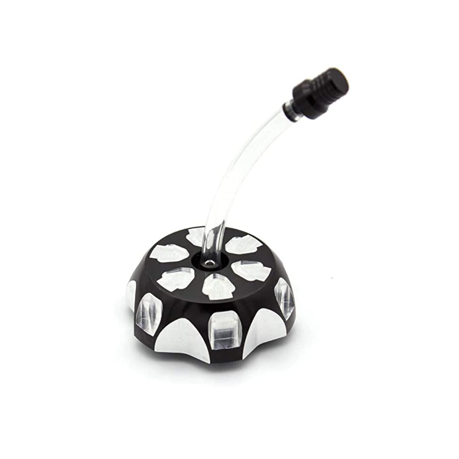 PROCNC 50mm ATV Aluminum Gas Cap Fuel Cover Tank Cap Fit For Yamaha YFM700 Raptor 700R 2008 2009 2010 2011 2012 2013 2014 2015 2016 2017 2018 2019 2020 (Black)