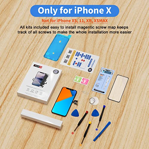 Efaithfix A1865/A1901/A1902 For Iphone X Lcd Screen Replacement 5.8 Inch Frame Assembly Lcd Display And 3D Touch Screen Digitizer thumb #7
