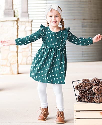 Image of RuffleButts Baby /Toddler Girls Footless Ruffled Tights