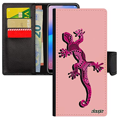 Etui Samsung A21s portefeuille salamandre pour vos sorties bohemes