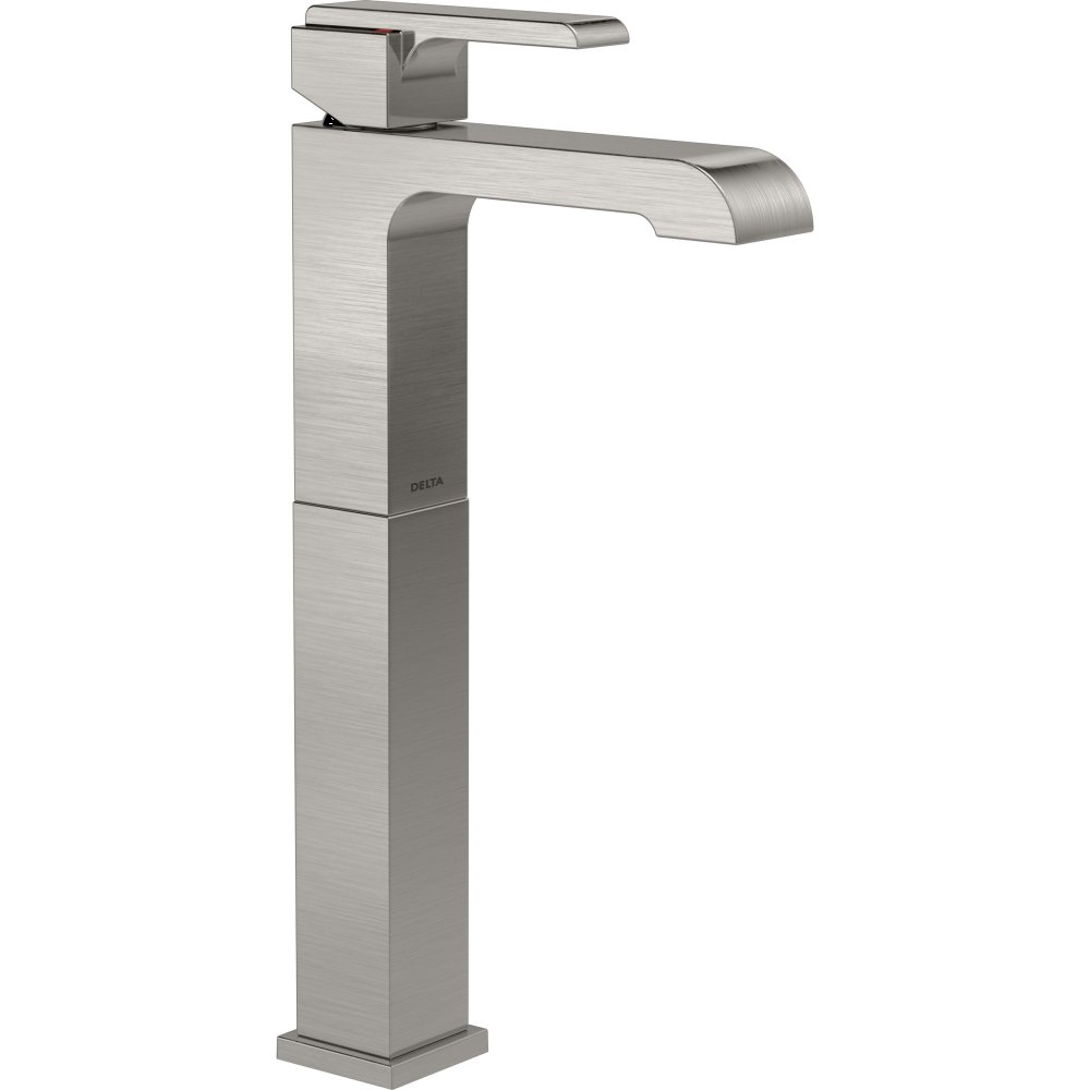 Amazon.com: Delta Faucet Ara Vessel Sink Faucet, Single Hole Bathroom ...