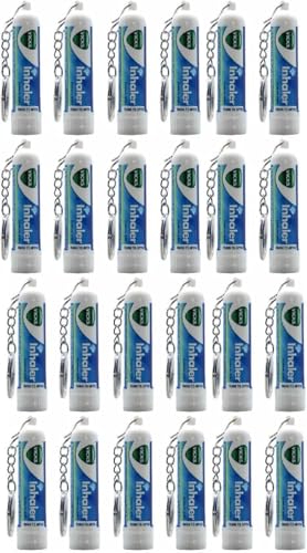 TAM Creatio Inhaler Stick for Stuffy Nose and Nasal Congestion Relief Portable Menthol Vapor Decongestant Easy-to-Use Sinus Inhaler Value Pack of 24