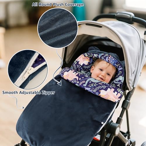 Pack Pea Pod Soporte Cabeza Bebé y Bolsa Para Coche Cuna miniatura 7