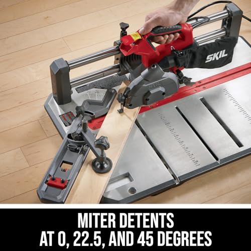 Image of SKIL 3601-02 Flooring Saw with 36T Contractor Blade, Red and black