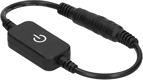 Garosa Tira de luces LED, interruptor de atenuación, caja de luz, letrero de ajuste de brillo, interruptor táctil DC 12V-24V 6A para tira de luces