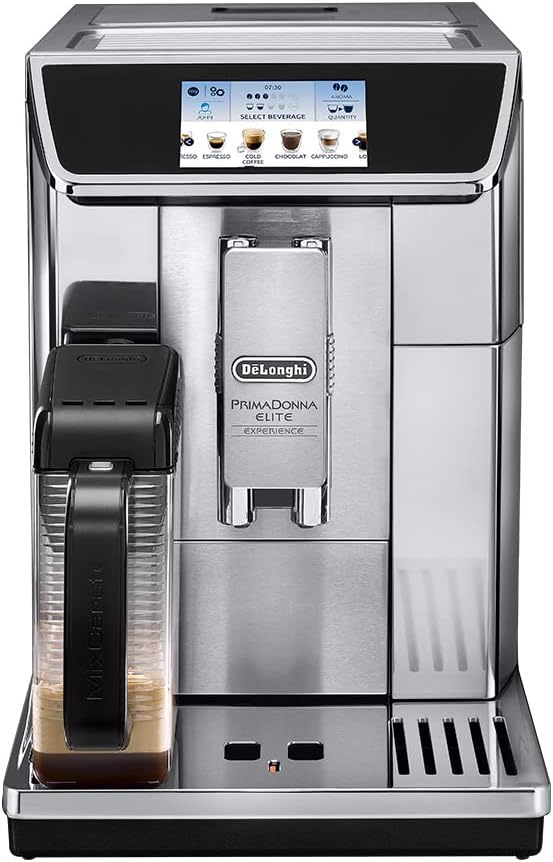 delonghi-fully-automatic-coffee-machine-primadonna-elite-silver