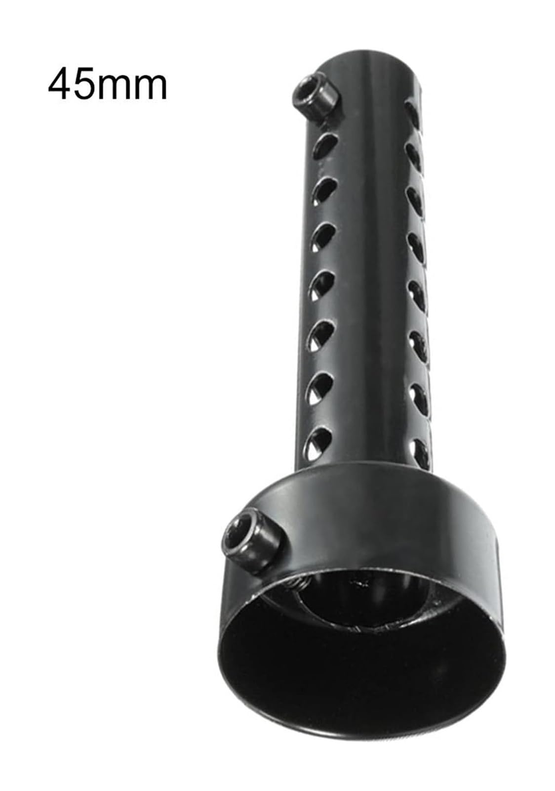 Auspuff Mittelrohr Motorrad Für Motorrad 35mm 42mm 45mm 48mm 60mm Can DB Killer Schalldämpfer Noise Sound Eliminator Auspuff Einstellbare Rohr Zwischenauspuffrohr(45mm)