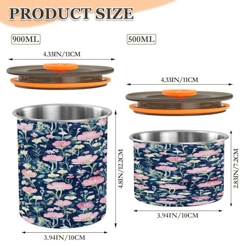 Envase para café de acero inoxidable hermético 17oz miniatura 3