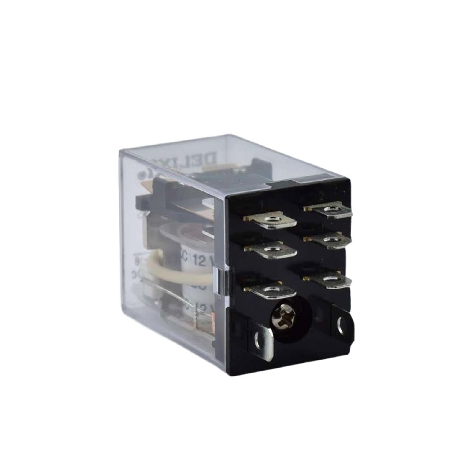 Petit relais à courant élevé 10a JQX-13F CDZ9-62PL DC24V, 8 broches au milieu(CDZ9-62PL lamp AC220V JQX)