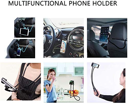 Milukon Supporto per cellulare, supporto girevole per cellulare per auto, supporto universale per telefono cellulare per auto, per da cruscotto con base adesiva