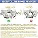 YzusGomumu M295HV High Volume LS Oil Pump Kit with Gaskets and Balancer Bolt Compatible with 4.8L 5.3L 6.0L Chevrolet Silverado Avalanche Suburban Tahoe Trailblazer GMC Sierra Yukon Cadillac Escalade