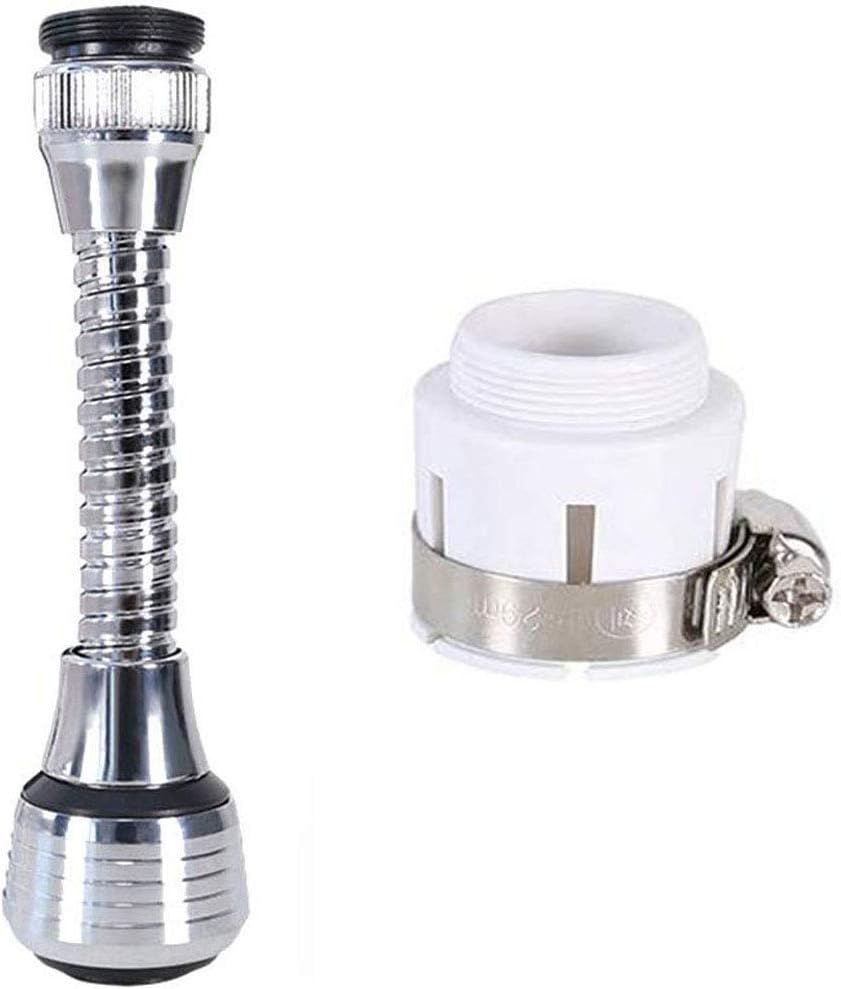 1 Juego Aireador de Grifo de Extensión, Manguera de Acero Inoxidable, 360 Grados, Extensión de Grifo, Flexible, Ducha de Paso Giratoria, Accesorios de Cocina Extensión de Grifo