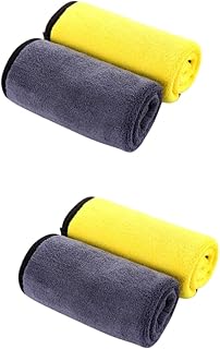 VICASKY 4 Peças Pano De Limpeza De Carro Toalha De Secagem De Carro Toalhas De Microfibra De Carro Pano De Limpeza De Microfibra Pano De Microfibra De Pelúcia Trapos De Microfibra