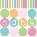 Pastel Baby Shower Cocktail Napkins, 16ct