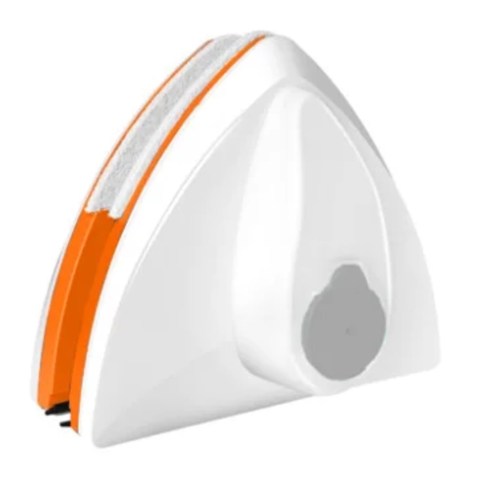 1 pezzo di spazzola magnetica for vetri for, tergicristallo automatico a doppio strato con scarico dell'acqua(Orange 20-30mm)