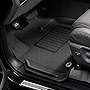 3D MAXpider All-Weather Floor Mats Compatible with Audi A6/ A7 2019-2021 Custom Fit Car Floor Liners, Kagu Series (1st & 2nd Row, Black)