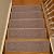 Mat Block Non-Slip Stair Treads, 15 PCS Carpet Stair for Wooden Steps Indoor, Soft Stair Runner for Kids Elders and Pets Brown