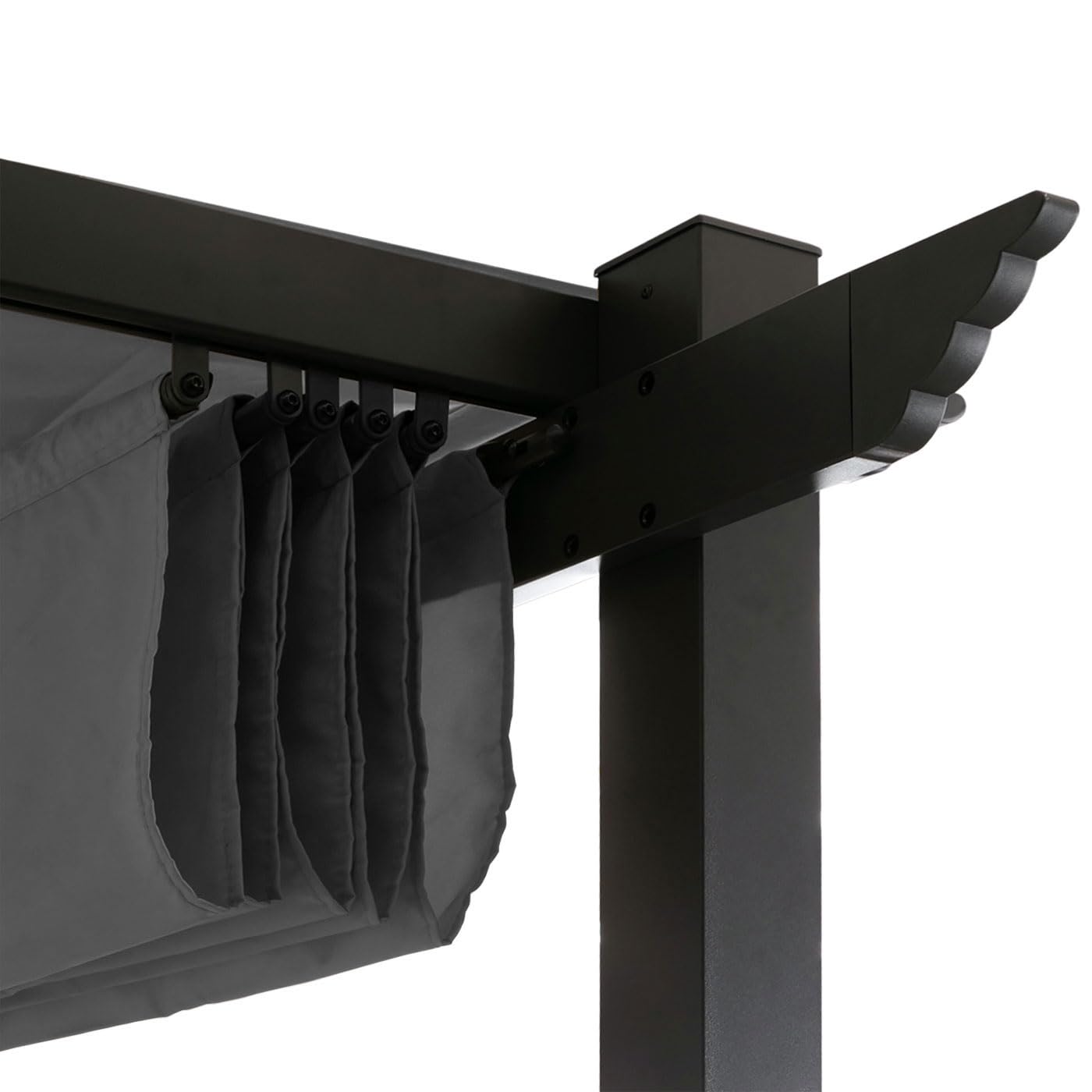 Pergola en Aluminium HWC-N93 UV50+ 3x3m Anthracite