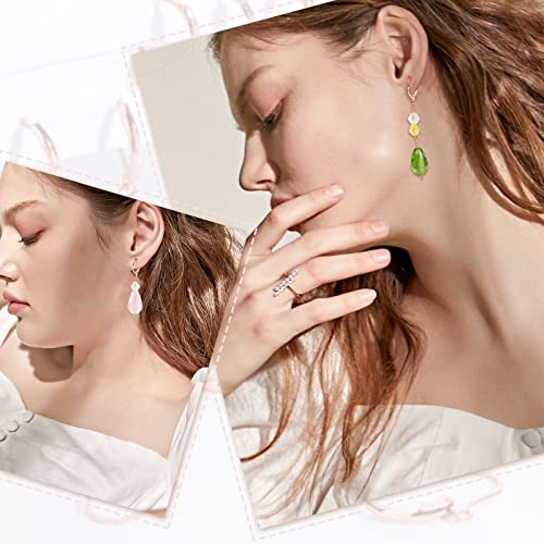 Unicraftale 50Pcs Rose Gold Leverback French Earring Hooks Stainless Steel Hypoallergenic Hoop Earwire Findings With 1.4Mm Loop For Dangle Earring Jewelry Making 16Mm #TOP3