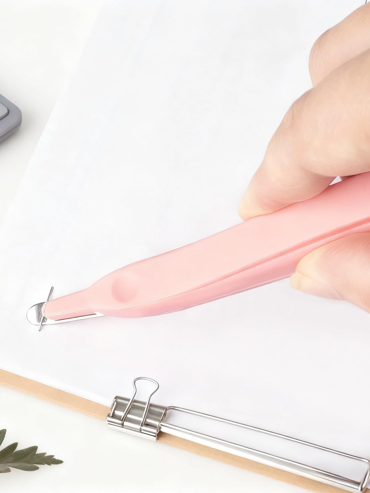 Set di 3 levapunti semplice con manico ergonomico, strumento di rimozione senza sforzo, adatto per graffette da 10, 24/6, 26/6, per ufficio, casa, scuola