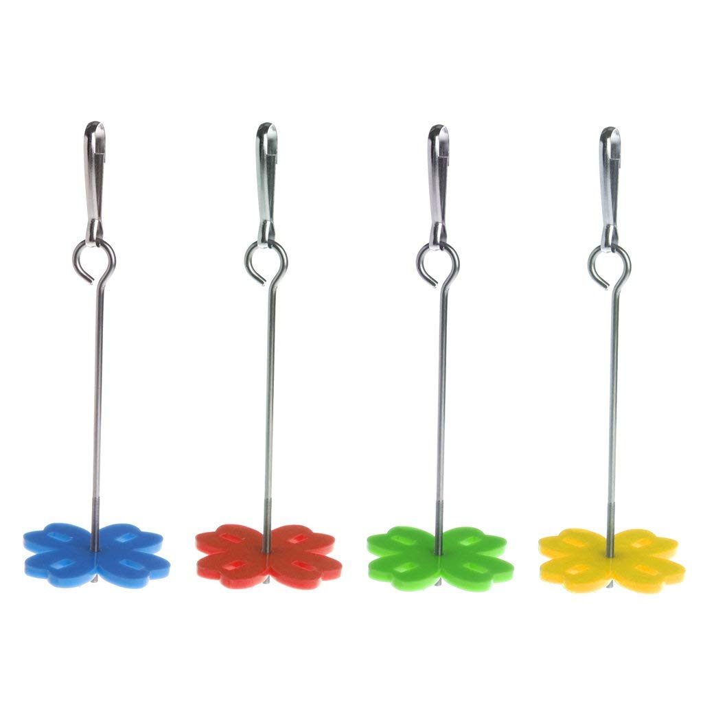 SimpleLife Pet bird supplies Parrot Fruit Fork Feeding Birds Hang Cage Stainless Steel Parakeet Skewer 2 Size