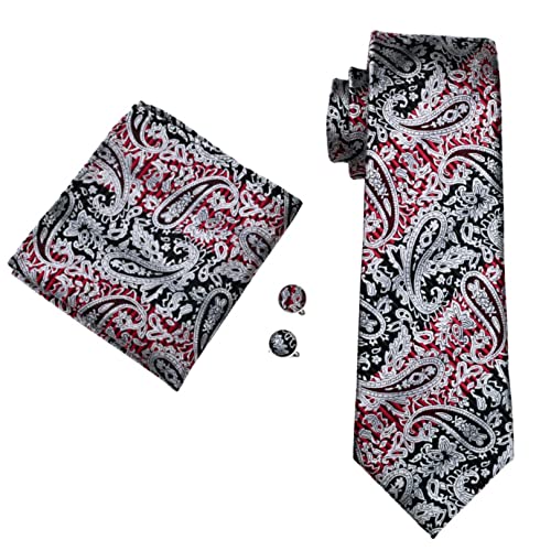 Set de corbata de moño negra en seda para hombre miniatura 4