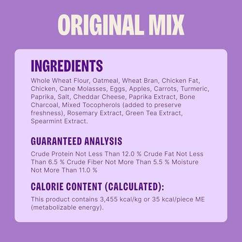 Image of Wellness Old Mother Hubbard Classic Original Mix Dog Biscuits, Natural Training Treats, 4 Flavors, Mini Size, 20 lb Box