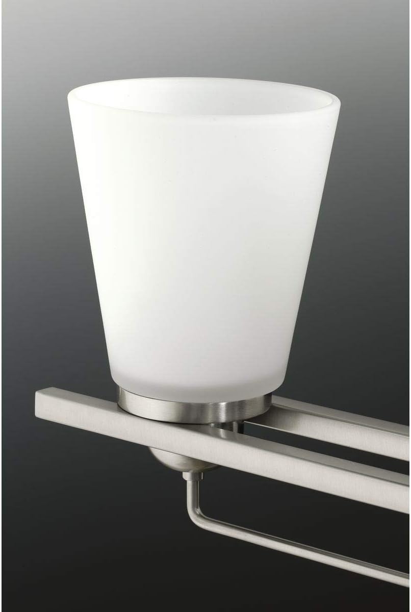 One-Day Sale: Up to 60% Off Progress Lighting P300001-009 Flight Two-Light Bath, Brushed Nickel