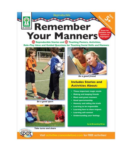 Carson-Dellosa KE-804094 Remember Your Manners