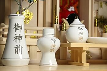 Amazon｜やまこう 神棚 三社 セット 屋根違い □ 最高級神具