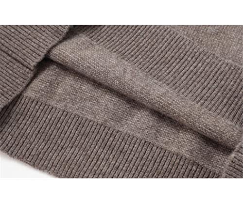 Pull cachemire homme demi-fermeture éclair douceur hiver
