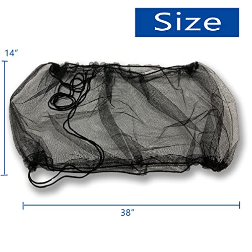 Image of Garden Bird Cage Cover, Parrot Seed Catcher Seeds Guard Mesh Net with Ajustable Buckle for Round Square Square Cages, 1 pcs