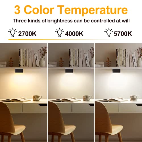 Wall Sconces, Led Wall Lamp With Rechargeable Battery Operated Usb Port, And Remote Control 360° Rotate Magnetic Ball Dimmable Touch Control Wall Light For Household Lighting Outdoor #TOP3