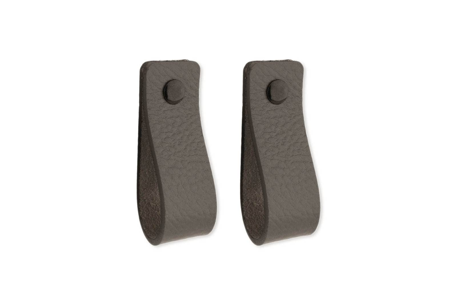 Brute Strength - Leather Drawer Pulls - Gray - 2 pcs - 6-1/2 x 1 ’’ - Leather Handle - Leather Dresser Pulls - Cabinet knobs Dresser knobs - Dresser Handles