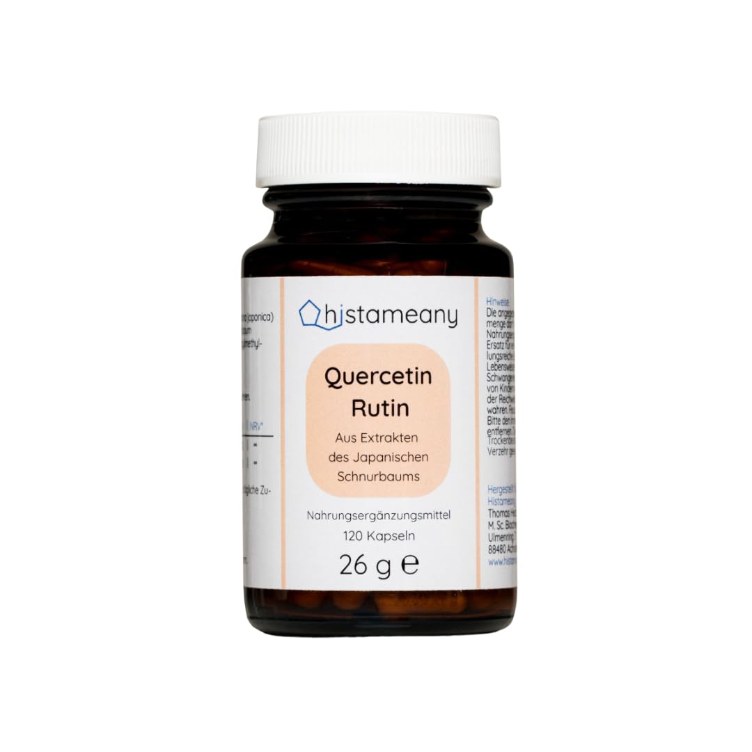 Quercetin-Rutin ohne Zusatzstoffe, 120 Kapseln (26 g)