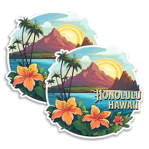 Imán decorativo 4 pulgadas 2 unidades Hawaii
