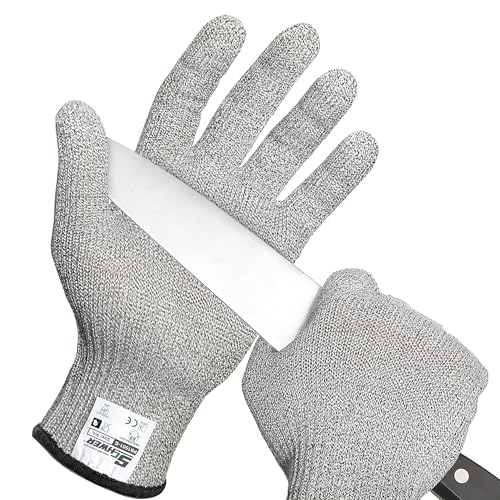 Schwer Slicepro Ansi A9 Cut Resistant Gloves, Food Grade Cutting Gloves