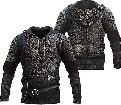Hieprints Ragnar Lothbrok Vikings Chainmail Armor Unisex 3D
