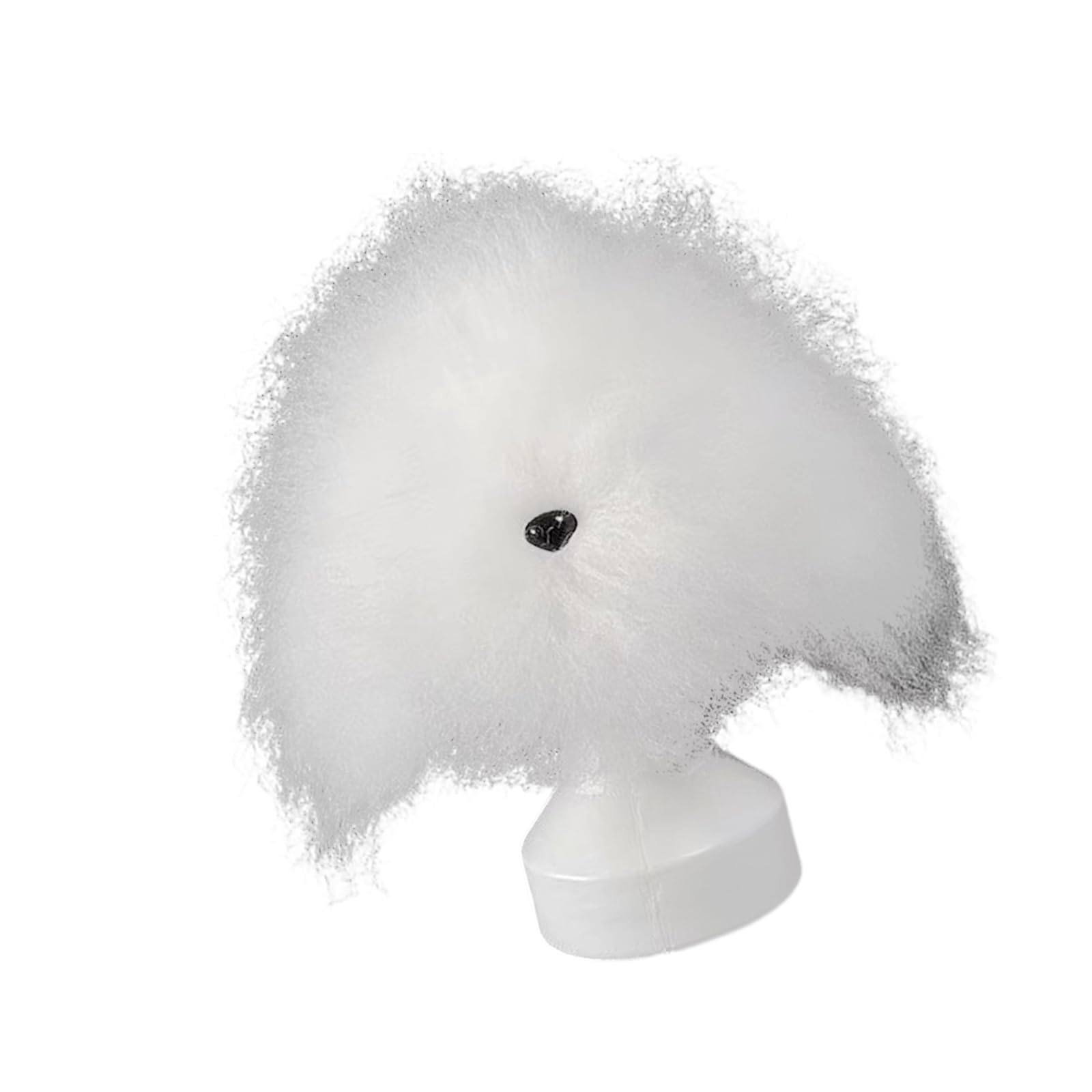 BOYANDM Synthetic Fiber Dog Grooming Head Model for Training Scissors and Styling Practice on Small Dog Training Tool Pet Practice Head Model