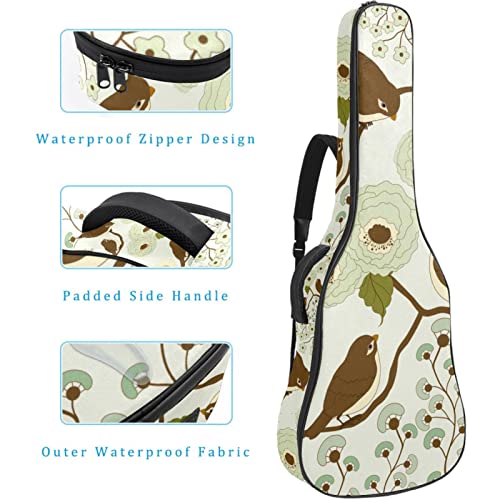 Housse pour guitare acoustique – Motif tournesol mignon avec abeille – 1 cm d’épaisseur – Étanche – 101 cm, Multicolore… - Les Beatles, Paul McCartney, John Lennon, RIngo Starr, George Harrison Housse pour guitare acoustique - Motif tournesol mignon avec abeille - 1 cm d'épaisseur - Étanche - 101 cm, Multicolore… – Image 5